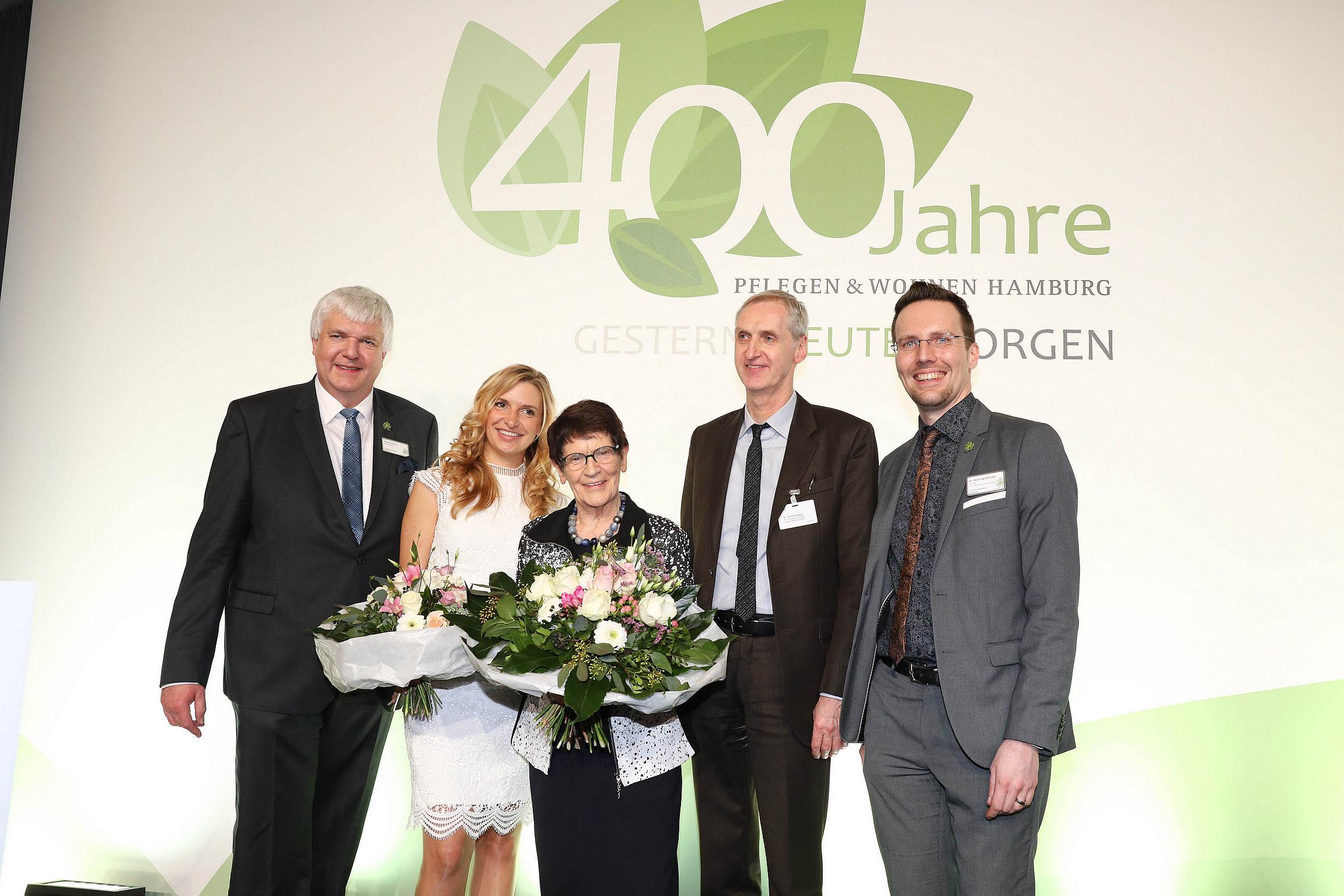 400 Jähriges Jubiläum Pflegen und Wohnen Hamburg
