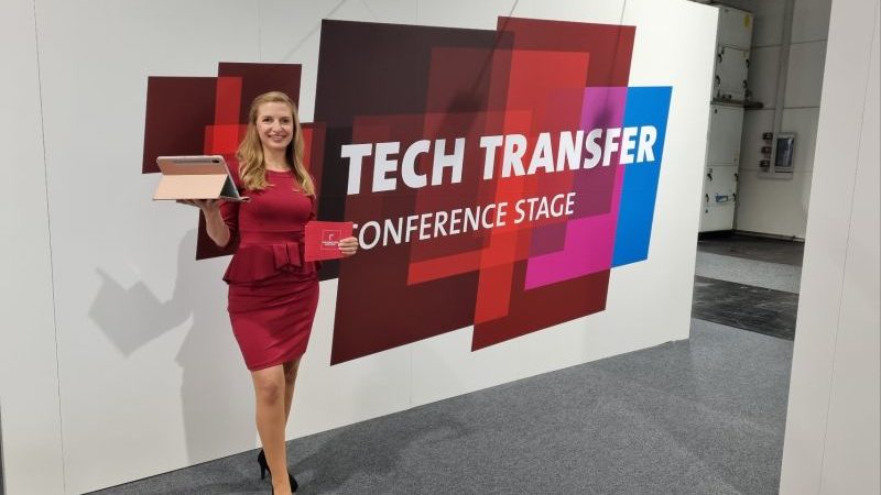 Tech Transfer Stage auf der Hannover Messe und Moderation Hermes Award