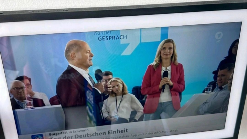 Kanzlergespräch Tag der Deutschen Einheit